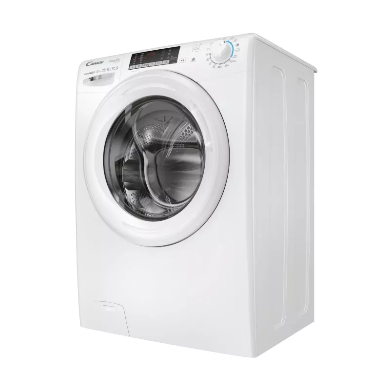 Candy Smart Pro COW 4644TWM6/1-S lavasciuga a libera installazione a carica frontale bianco