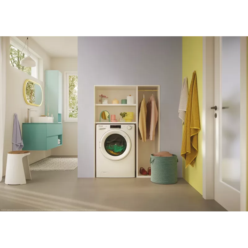 Candy Smart Pro COW 4644TWM6/1-S lavasciuga a libera installazione a carica frontale bianco