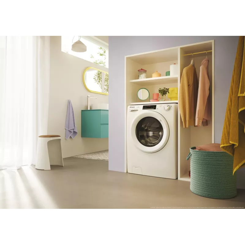 Candy Smart Pro COW 4644TWM6/1-S lavasciuga a libera installazione a carica frontale bianco