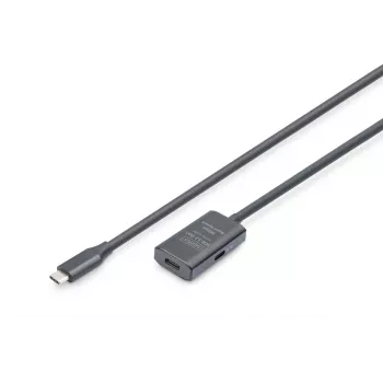 DIGITUS Cavo prolunga attivo USB-C – 5G USB 3.2 Gen1 USB-C – USB-C (M/F) – 5m
