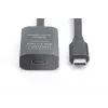DIGITUS Cavo prolunga attivo USB-C – 5G USB 3.2 Gen1 USB-C – USB-C (M/F) – 5m