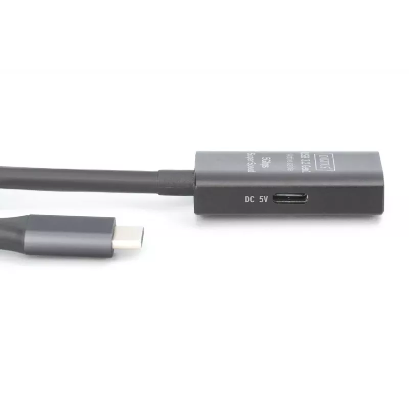 DIGITUS Cavo prolunga attivo USB-C - 5G USB 3.2 Gen1 USB-C - USB-C (M/F) - 10m
