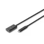 DIGITUS Cavo prolunga attivo USB-C – 10G USB 3.2 Gen2 USB-C – USB-C (M/F) – 5 m