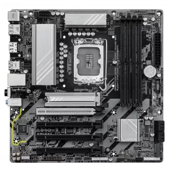 GIGABYTE B860M DS3H WIFI6E scheda madre – CPU Intel Core Ultra Series, VRM 5+1+2+1 fasi, fino a 9066 MHz DDR5, 1x PCIe 5.0 + 1x PCIe 4.0 M.2, LAN 2,5 GbE, WIFI 6E, USB 3.2 Gen 2