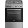 Beko FBE62130GXDN cucina a libera installazione elettrica gas nero