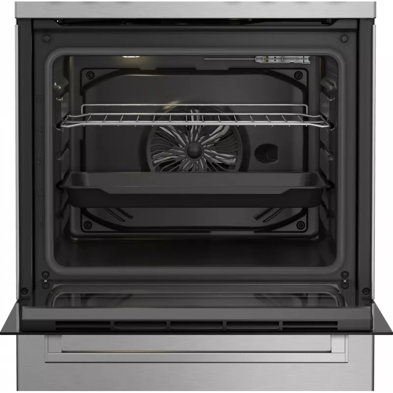 Beko FBE62130GXDN cucina a libera installazione elettrica gas nero