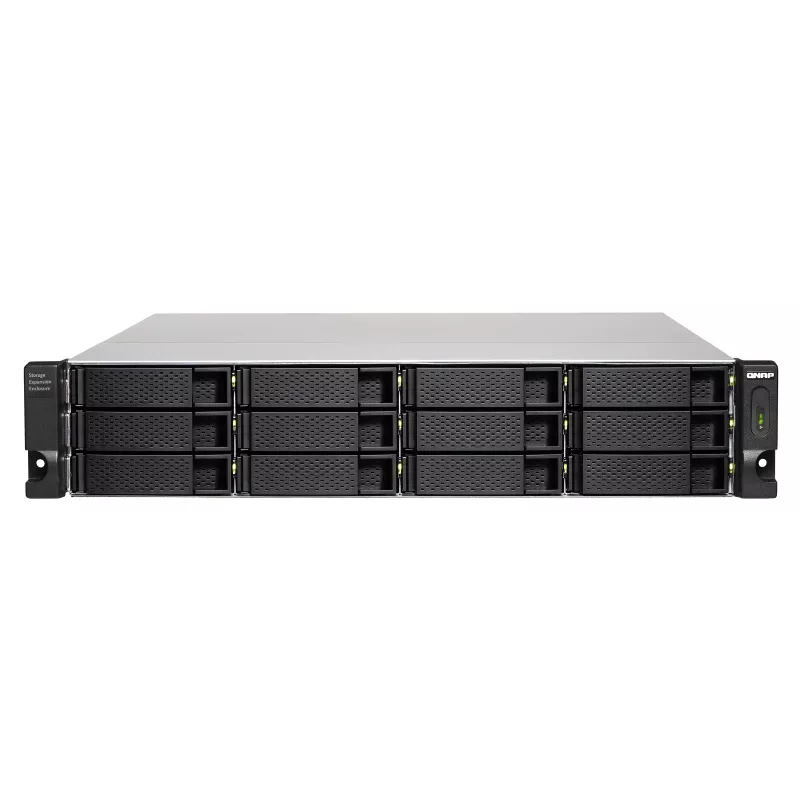 QNAP - TL-R1200C-RP - Array di dischi - 12 vani (SATA-600) USB 3.2 Gen 2 (esterno) installabile in rack 2U