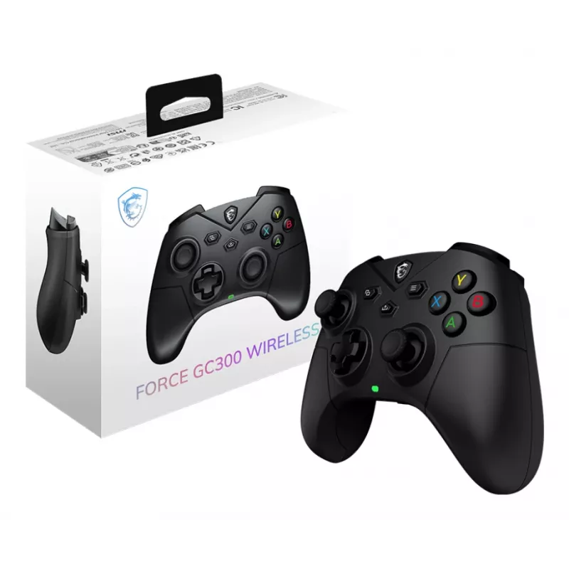 MSI FORCE GC300 WIRELESS nero USB 2.0 gamepad analogico PC