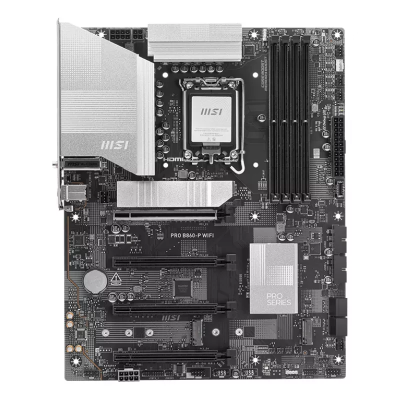 Scheda madre MSI PRO B860-P WIFI Intel B860 LGA 1851 (Socket V1) ATX