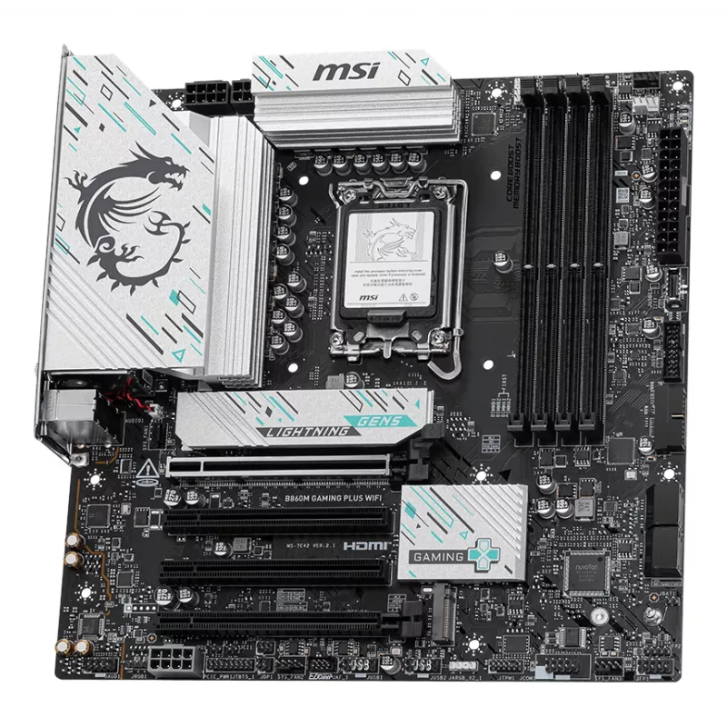 Scheda madre MSI B860M GAMING PLUS WIFI Intel B860 LGA 1851 (Socket V1) micro ATX