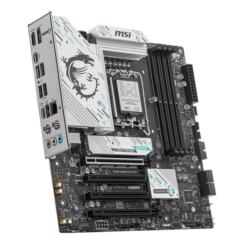 Scheda madre MSI B860M GAMING PLUS WIFI Intel B860 LGA 1851 (Socket V1) micro ATX