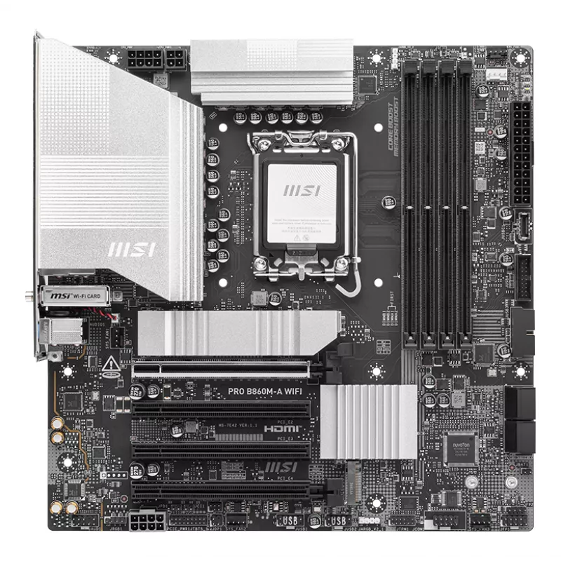 Scheda madre MSI PRO B860M-A WIFI Intel B860 LGA 1851 (Socket V1) micro ATX