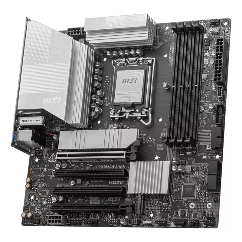 Scheda madre MSI PRO B860M-A WIFI Intel B860 LGA 1851 (Socket V1) micro ATX