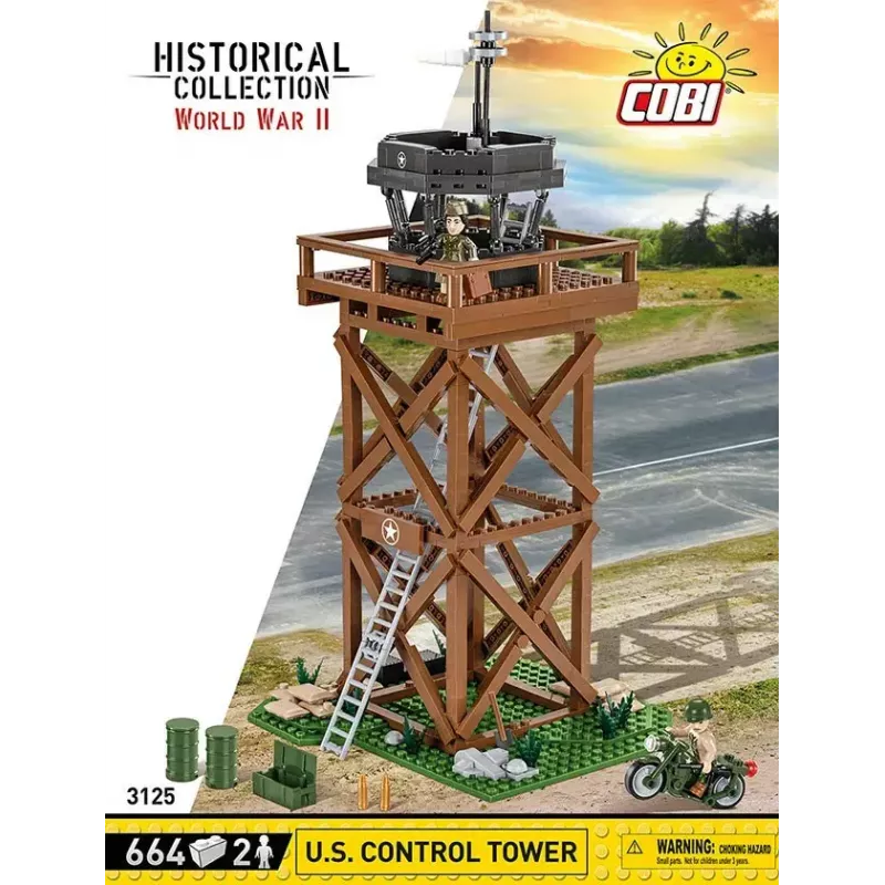 Set di costruzioni Cobi Blocks torre di controllo 664 pezzi modello COBI-3125