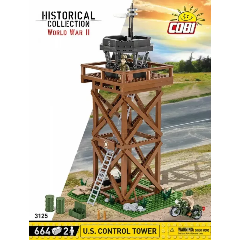 Set di costruzioni Cobi Blocks torre di controllo 664 pezzi modello COBI-3125