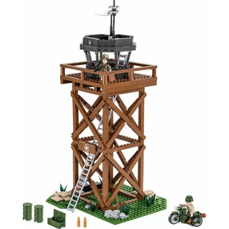 Set di costruzioni Cobi Blocks torre di controllo 664 pezzi modello COBI-3125