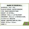 Set di costruzioni Cobi Blocks Mark IV Churchill, 668 pezzi (COBI-3128)