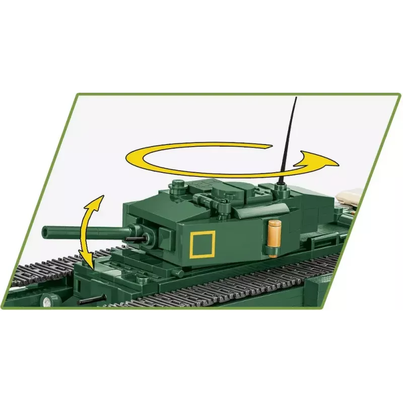 Set di costruzioni Cobi Blocks Mark IV Churchill, 668 pezzi (COBI-3128)