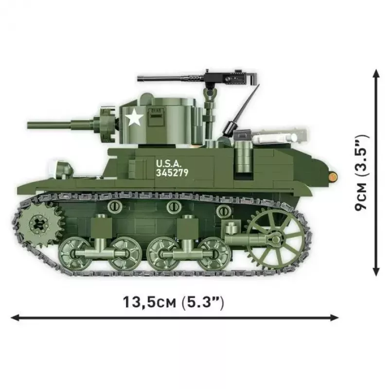 Set di costruzioni COBI M3 Stuart, 511 pezzi