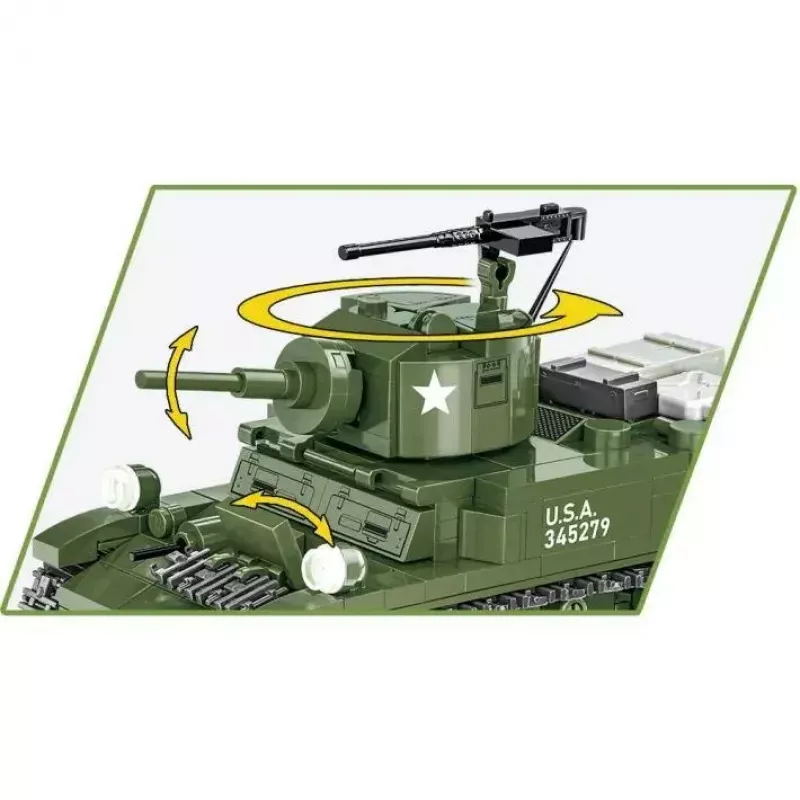 Set di costruzioni COBI M3 Stuart, 511 pezzi