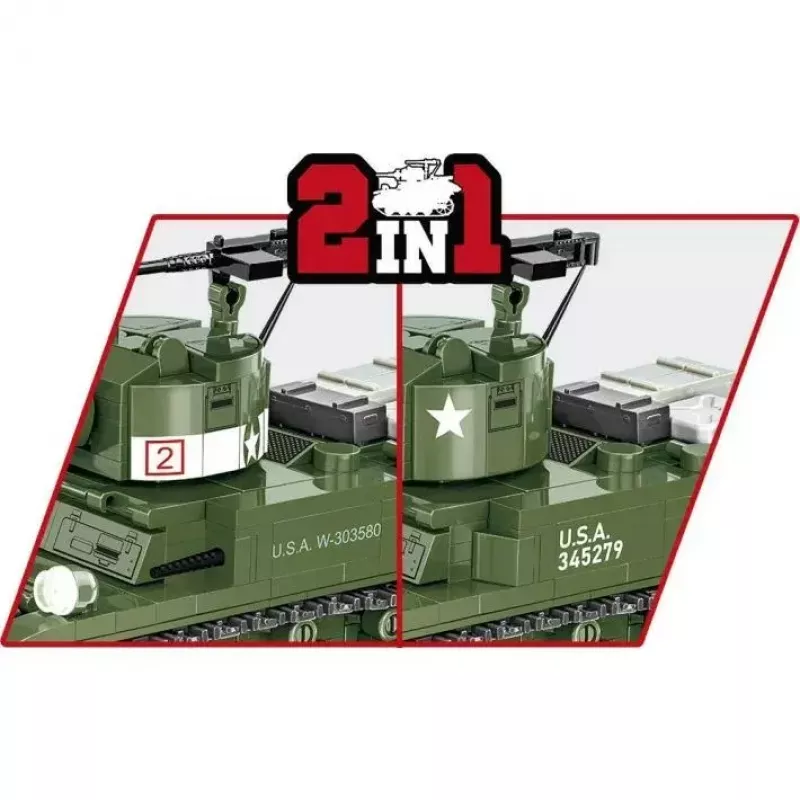 Set di costruzioni COBI M3 Stuart, 511 pezzi