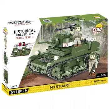 Set di mattoncini Cobi Blocks M3 Stuart, 511 pezzi, compatibile con altre marche