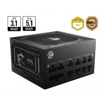 Alimentatore MSI MAG A850GL PCIE5 II 850 W 20+4 pin ATX ATX nero