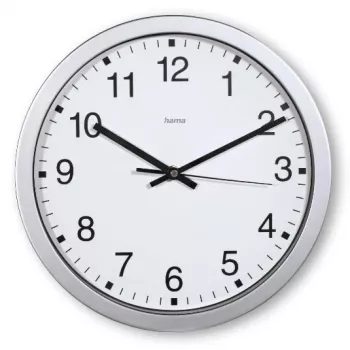 Orologio al quarzo Hama Mallorca rotondo argento, bianco