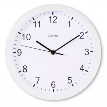 Hama Elba orologio al quarzo rotondo bianco