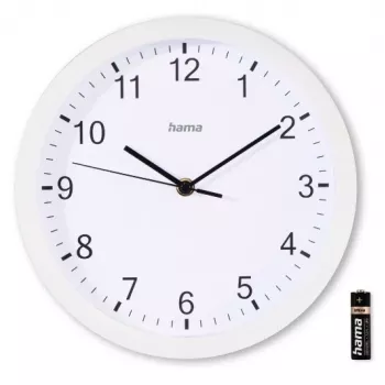 Hama Elba orologio al quarzo rotondo bianco
