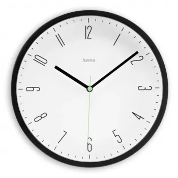 Hama Capri orologio al quarzo rotondo nero, bianco