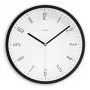 Hama Capri orologio al quarzo rotondo nero, bianco