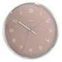 Orologio da parete radiocontrollato Hama Fiji Circle rosa argento batteria AA