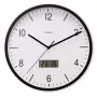 Hama Lanzarote orologio da parete radiocontrollato rotondo nero