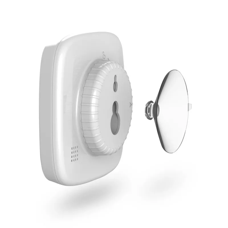 Orologio digitale Hama 00185893 quadrato bianco da parete/da tavolo batteria AAA