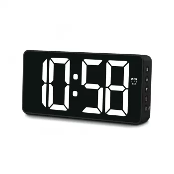 Hama Bali orologio digitale rettangolare nero