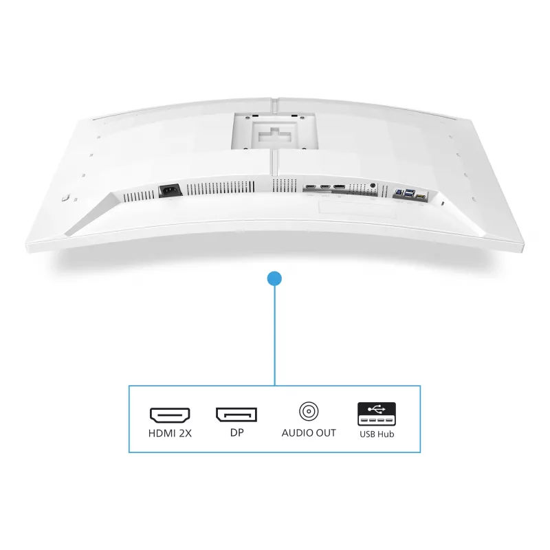 Philips Evnia 5000 34M2C5501A/00 monitor per computer 86,4 cm (34 inch) 3440 x 1440 pixel Wide Quad HD LCD bianco