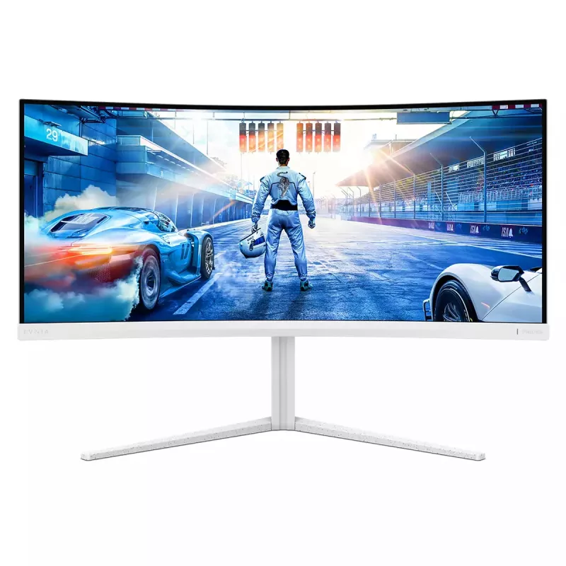 Philips Evnia 5000 34M2C5501A/00 monitor per computer 86,4 cm (34 inch) 3440 x 1440 pixel Wide Quad HD LCD bianco