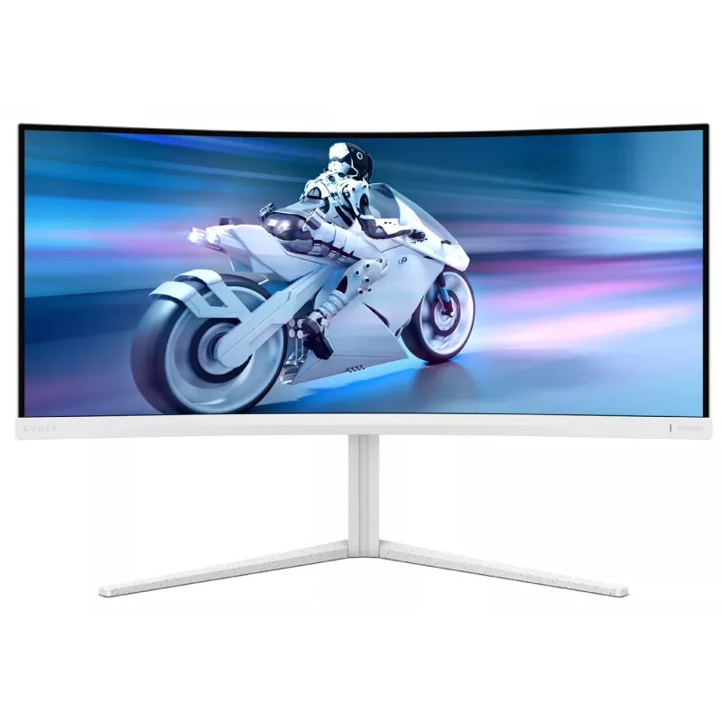 Philips Evnia 5000 34M2C5501A/00 monitor per computer 86,4 cm (34 inch) 3440 x 1440 pixel Wide Quad HD LCD bianco