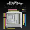 CORSAIR mid-tower - case Midi Frame 4000d bianco