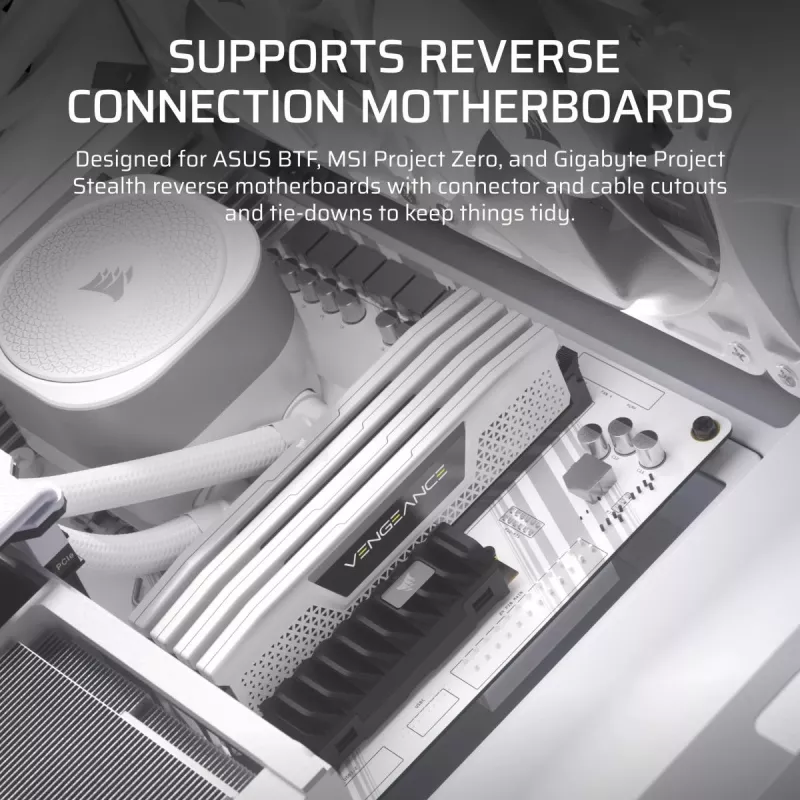 CORSAIR mid-tower - case Midi Frame 4000d bianco