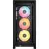 Case PC CORSAIR FRAME 4000D RS ARGB mid tower nero — ATX/Micro-ATX/Mini-ITX, vetro temperato, ventole ARGB, GPU fino a 370 mm