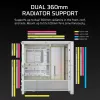 CORSAIR mid-tower - case Midi Frame 4000d Rs ArGB bianco