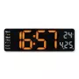 Hama Santa Cruz orologio digitale rettangolare nero