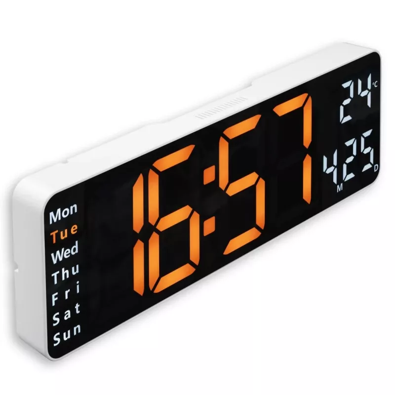 Hama Santa Cruz orologio digitale rettangolare nero