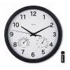 Hama Malta orologio al quarzo tondo nero