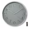 Hama Corsica orologio al quarzo rotondo grigio, argento