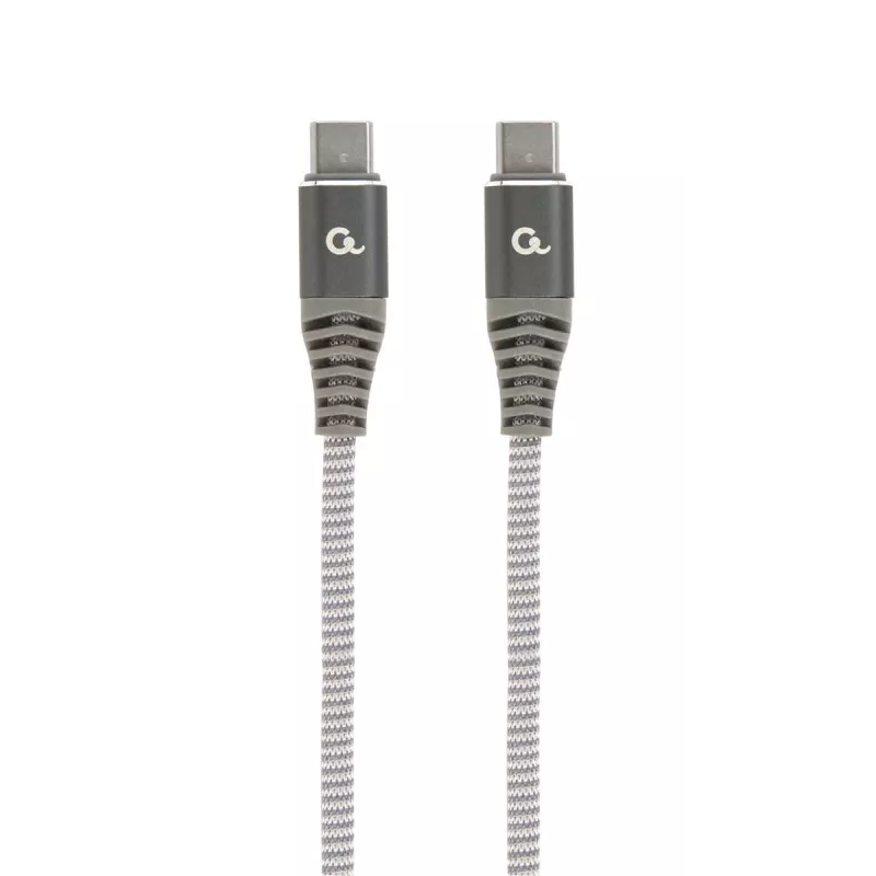 GEMBIRD Premium cavo di ricarica e dati Type-C Power Delivery (PD) 100W, 1,5m - grigio
