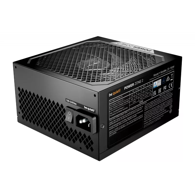 be quiet! POWER ZONE 2 750W alimentatore 20+4 pin ATX ATX nero