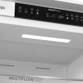 Gorenje frigorifero-congelatore combinato NRKI519E41 BK070, 284 L, SN-N, 6 kg/24h, E, vano Fresh Zone, bianco